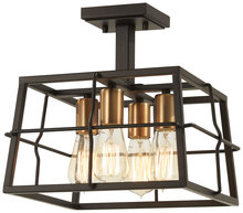  4769-416 - Keeley Calle - 4 Light Semi Flush