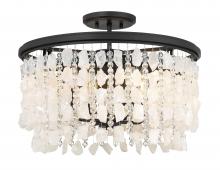  6703-66 - Shimmering Elegance 4 Light Semi Flush