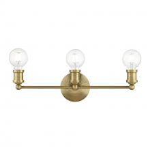  14423-01 - 3 Light Antique Brass ADA Vanity Sconce