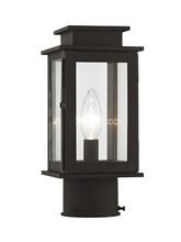  20201-07 - 1 Light Bronze Outdoor Post Lantern