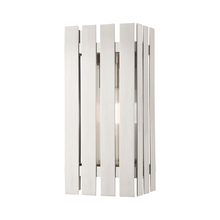  20752-91 - 1 Lt Brushed Nickel Outdoor Wall Lantern