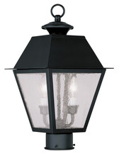  2166-04 - 2 Light Black Outdoor Post Lantern