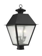  2169-04 - 3 Light Black Outdoor Post Lantern