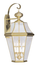  2366-02 - 4 Light PB Outdoor Wall Lantern