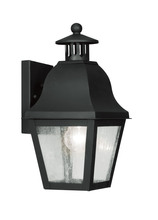  2550-04 - 1 Light Black Outdoor Wall Lantern