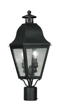  2552-04 - 2 Light Black Outdoor Post Lantern