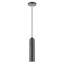  46751-96 - 1 Lt Shiny Dark Gray Pendant