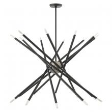  46779-76 - 20 Lt Scandinavian Gray Chandelier