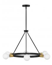  83616BK - Medium Single Tier Chandelier