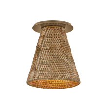 Troy Orange C3106-PBR - MENIFEE FLUSH MOUNT