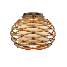Troy Orange C6740-TBZ - Balboa Semi Flush