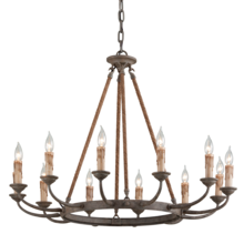 Troy Orange F6117-EB - Cyrano Chandelier