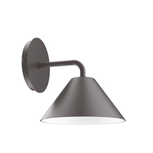 Montclair Light Works SCJ421-57-L10 - 8" Pinnacle LED Wall Sconce