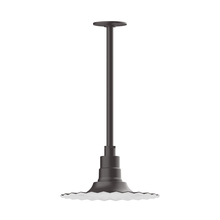 Montclair Light Works STA158-57-H36-G06 - Radial 12" pendant, stem mount