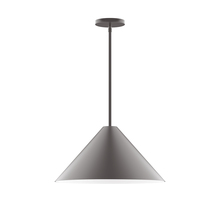 Montclair Light Works STG423-G15-57 - 18" Pinnacle Stem Hung Pendant