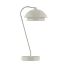 Montclair Light Works TLCX445-38 - 23" Nest Table Lamp, Silk Gray