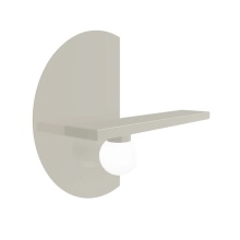 Montclair Light Works WMD010-38 - Doesburg Wall Mount, Silk Gray