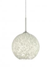  1JC-COCO819-SN - Besa Coco 8 Pendant, Carrera, Satin Nickel Finish, 1x60W Medium Base