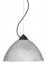  1KX-420152-BR - Besa Tessa Cable Pendant Marble Bronze 1x75W Medium Base