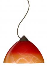  1KX-4201SL-LED-BR - Besa Tessa Pendant Solare Bronze 1x9W LED