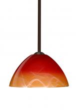  1TT-4201SL-LED-BR - Besa Tessa Pendant Solare Bronze 1x9W LED