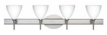  4SW-177907-LED-SN - Besa Wall Mia Satin Nickel Opal Matte 4x5W LED