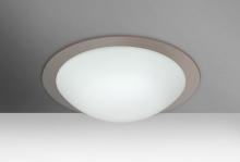  977202C-LED - Besa Ceiling Ring 13 White/Transparent Smoke 1x10W LED