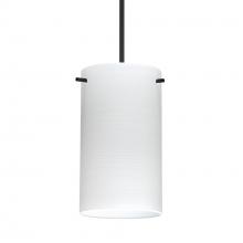  RXP-4404KR-BK-L - Besa Stilo 7 Pendant Black Chalk 1x50W Halogen, 15Ft. Cord