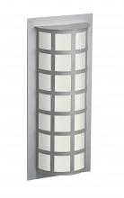  SCALA20-WA-SL - Besa Outdoor Scala 20 Silver White Acrylic 2x60W A19