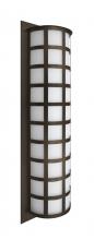  SCALA28-WA-LED-BR - Besa Outdoor Scala 28 Bronze White Acrylic 3x8W LED