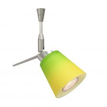  SP-5042GY-LED-SN - Besa Spotlight Canto 3 Satin Nickel Bicolor Green/Yellow 1x3W LED