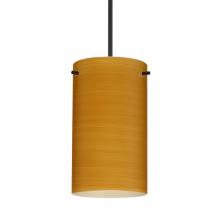  X-4404OK-BK-277 - Besa Stilo 7 Pendant for Multiport Canopy Black Oak 1x50W Halogen, 277V