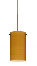  X-4404OK-BR-277 - Besa Stilo 7 Pendant for Multiport Canopy Bronze Oak 1x50W Halogen, 277V