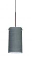  X-4404TN-BR-277 - Besa Stilo 7 Pendant for Multiport Canopy Bronze Titan 1x50W Halogen, 277V