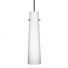  XP-567407-LED-BK-L - Besa Camino Pendant Black Opal Matte 1x50W Halogen, 15Ft. Cord