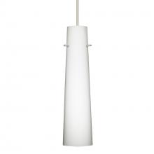  XP-567407-SN-277-DIM010 - Besa Camino Pendant Satin Nickel Opal Matte 1x50W Halogen, 277V, 0-10V Dimming