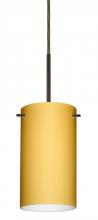  1BT-4404VM-BR - Besa Stilo 7 Pendant Bronze Vanilla Matte 1x50W Candelabra