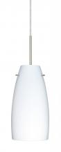  1JT-151207-SN - Besa Tao 10 Pendant Satin Nickel Opal Matte 1x100W Medium Base