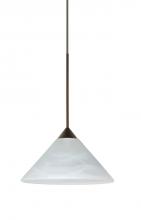  1XT-117652-BR - Besa Pendant Kona Bronze Marble 1x50W Halogen