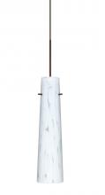  1XT-567419-LED-BR - Besa Camino Pendant Bronze Carrera 1x50W Halogen