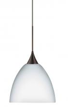  1XC-757007-LED-BR - BESA PENDANT SASHA BRONZE OPAL MATTE 1X6W LED