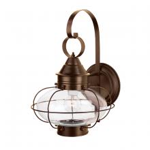  1324-BR-CL - Cottage Onion Outdoor Wall Light