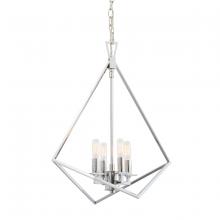  5388-PN-NG - Trapezoid Cage Chandelier