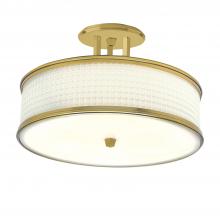  5666-SB-WG - Prism Semi-Flush Mount Light