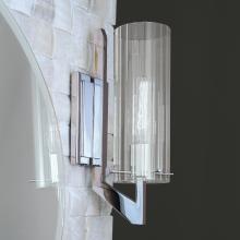  8143-CH-CL - Faceted Sconce Vanity Light