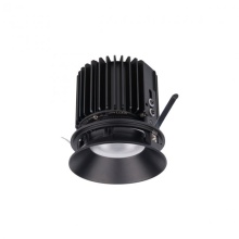WAC US R4RD1L-WTWA-BK - Volta 4.5" Round Shallow Regressed Invisible Trim with LED Light Engine