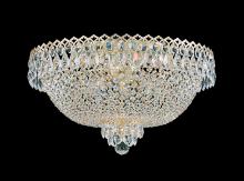  2618-40O - Camelot 6 Light 120V Flush Mount in Polished Silver with Optic Crystal