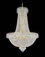  2628-40O - Camelot 31 Light 120V Pendant in Polished Silver with Optic Crystal