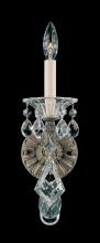  5000-23R - La Scala 1 Light 120V Wall Sconce in Etruscan Gold with Clear Radiance Crystal