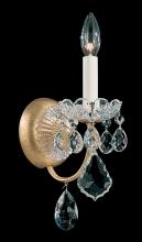  3650-22H - New Orleans 1 Light 120V Wall Sconce in Heirloom Gold with Heritage Handcut Crystal